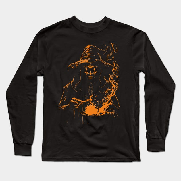 Magician Charmer Long Sleeve T-Shirt by aceofspace